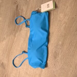 Andie the Newport swim top in Azul size medium